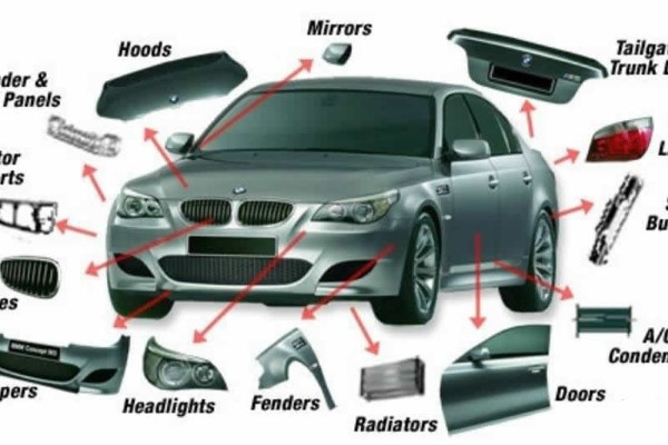 Các thành phần chính của xe điện và tên gọi tiếng Anh
