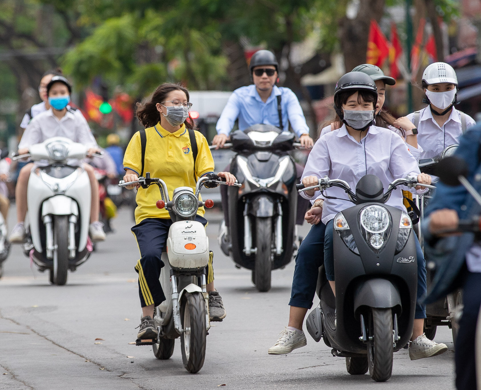 Các trường hợp ngoại lệ không bắt buộc đội mũ bảo hiểm