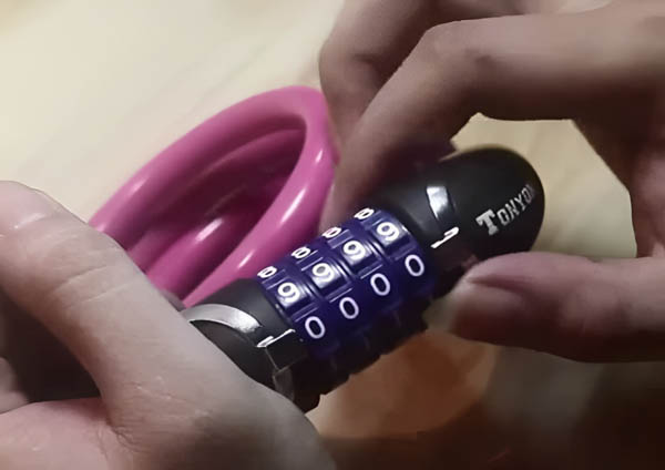 Cách đổi mật khẩu khóa số xe đạp
