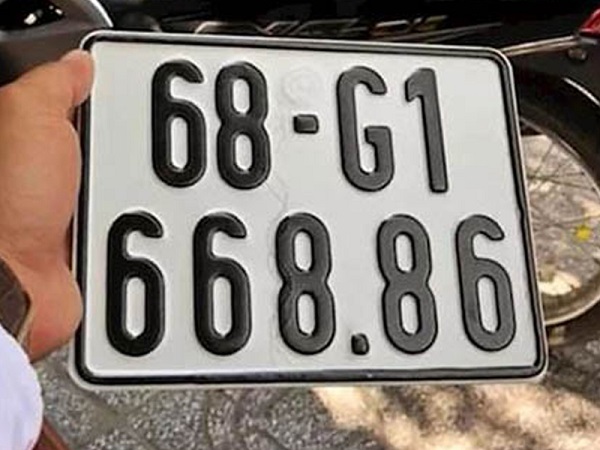Các dạng biển số xe đẹp được ưa chuộng