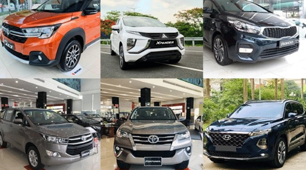 Việt Nam với nhiều thương hiệu xe 7 chỗ giá từ 400 đến 500 triệu