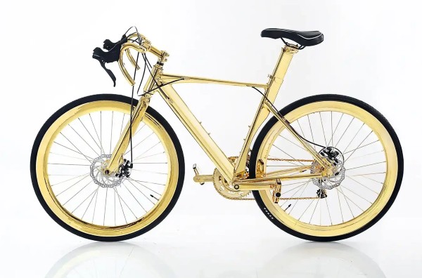 24K Gold Men's Racing Bike chiếc xe chinh phục trái tim của tín đồ yêu thích xe đạp