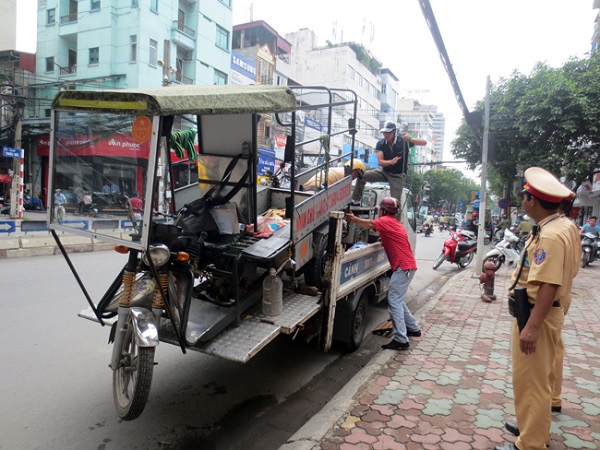 Xử phạt và trách nhiệm pháp lý liên quan đến xe thô sơ